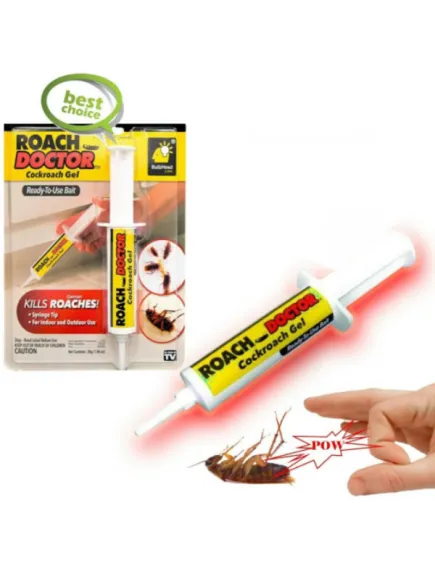 Set 5 x Insecticid tip seringa, solutie antigandaci RoachDoctor